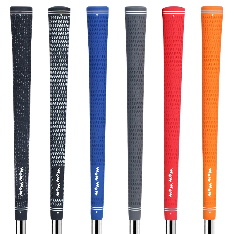 High Quality Golf Grip OEM Crossline Standard Size Golf Club Grips Custom Logo Color Design Non Slip Rubber Golf Grips