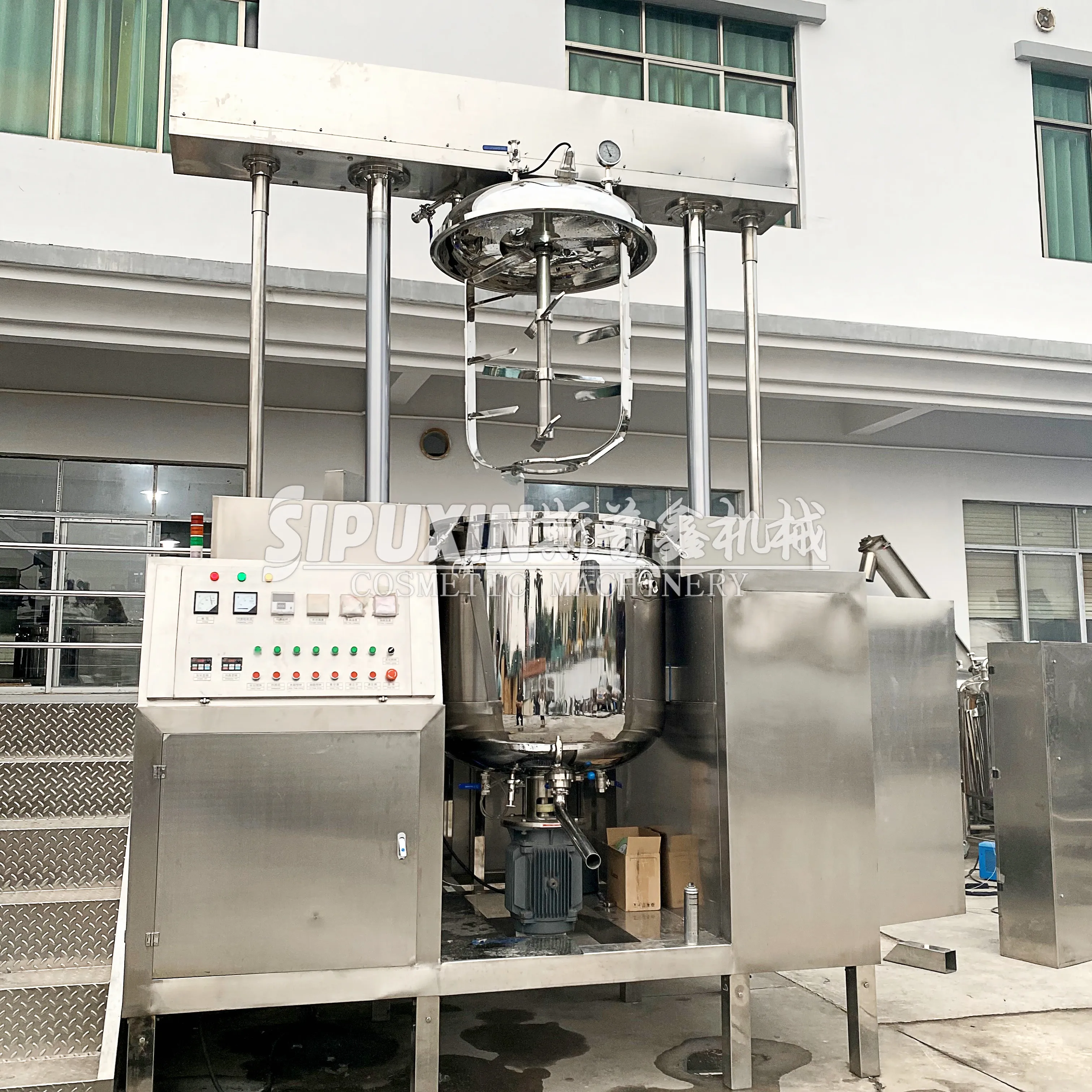 Косметический крем, вакуумный смеситель, емкость, эмульгатор, блендер, вязкий жидкий Миксер с гомогенизатором