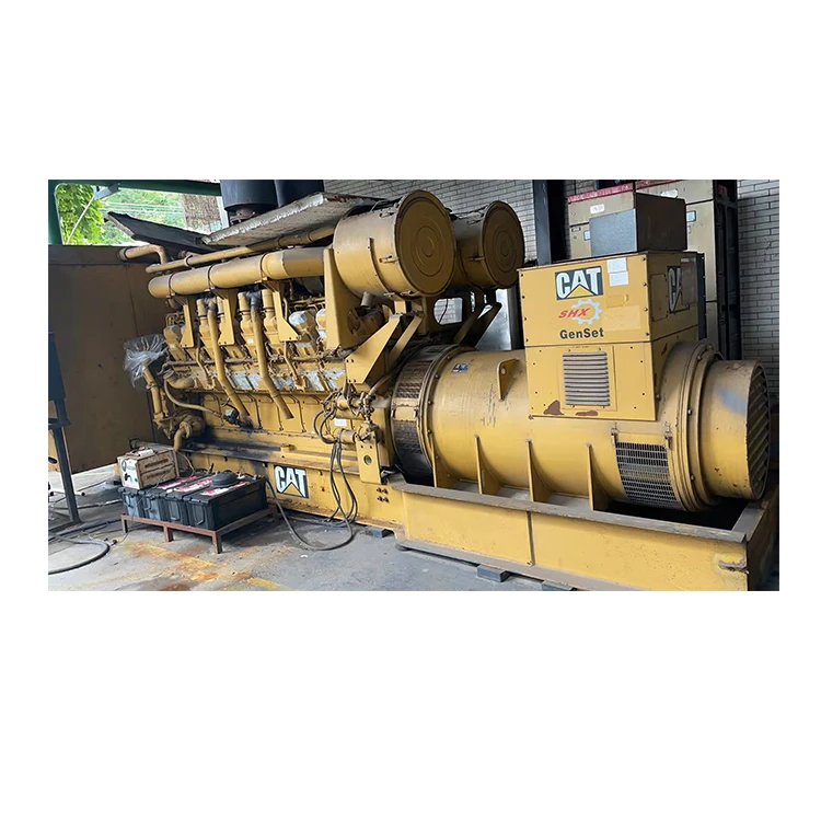 used diesel generator genset 2000kw caterpillar cat 3516   for sale