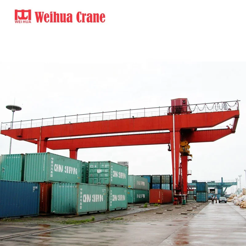 Top Supplier 40 ton Mobile Rail Mounted Container Loading and Unloading Gantry Crane for Sale