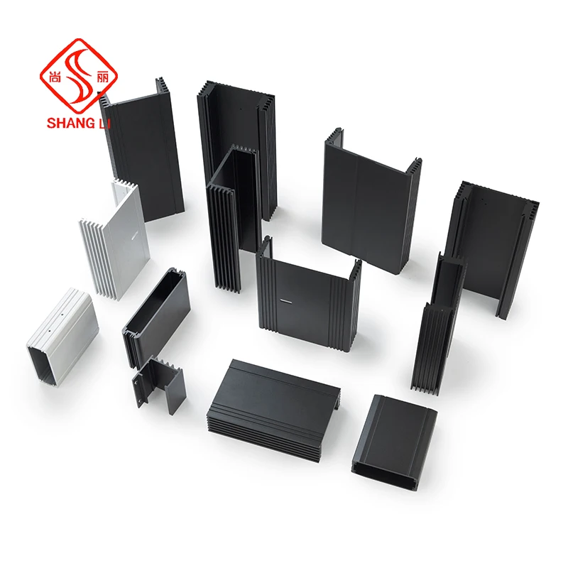 Top quality aluminum 6063 extruded enclosure heatsink electronic aluminum metal extruded heatsink profile enclosure