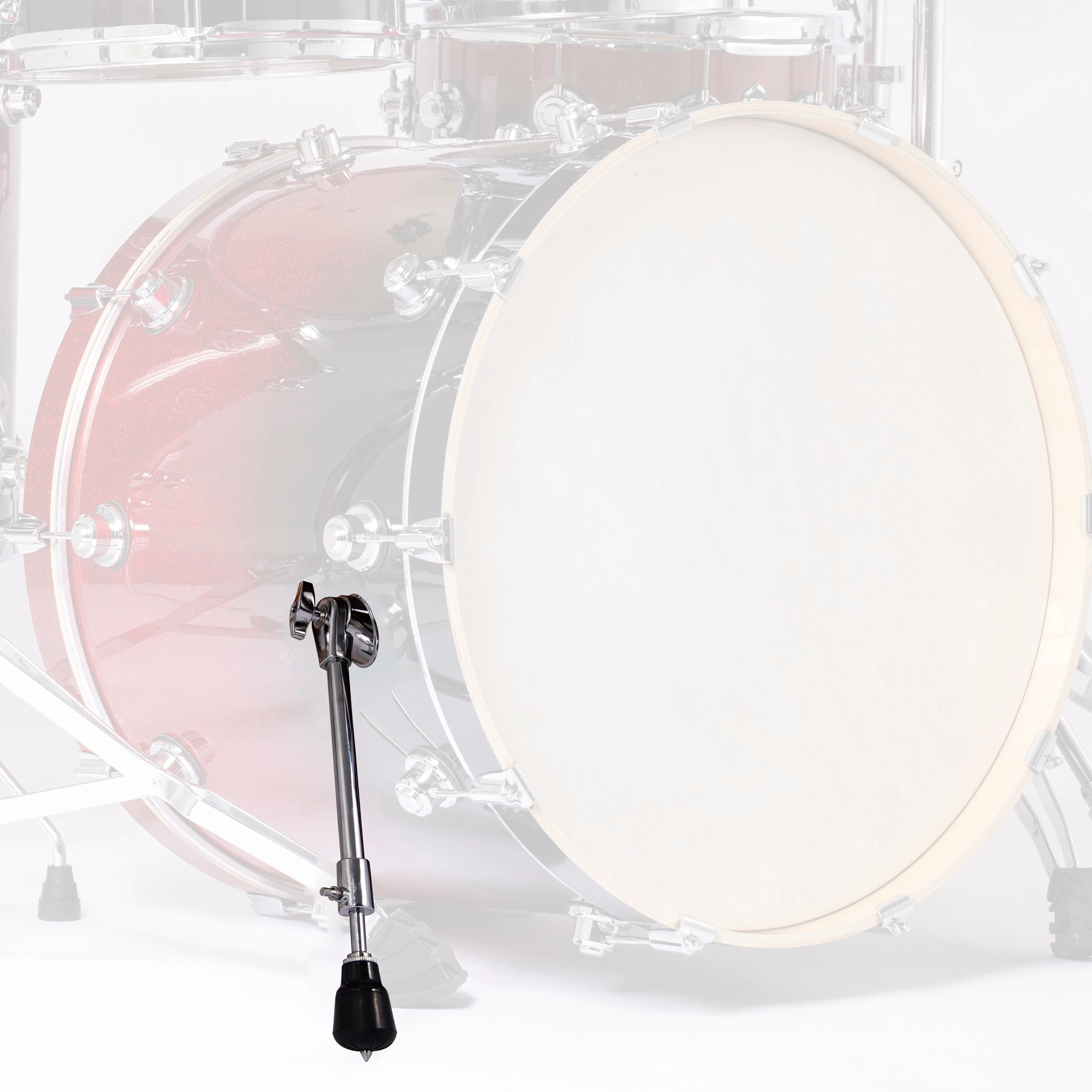 Factory wholesale price one pair chrome metal bass drum spur