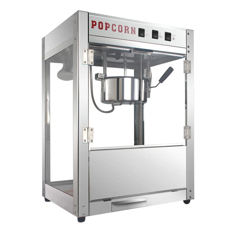 High Selling Desk Type Puffed Rice Making Machine, Large Capacity Industrial Popcorn Making Machine