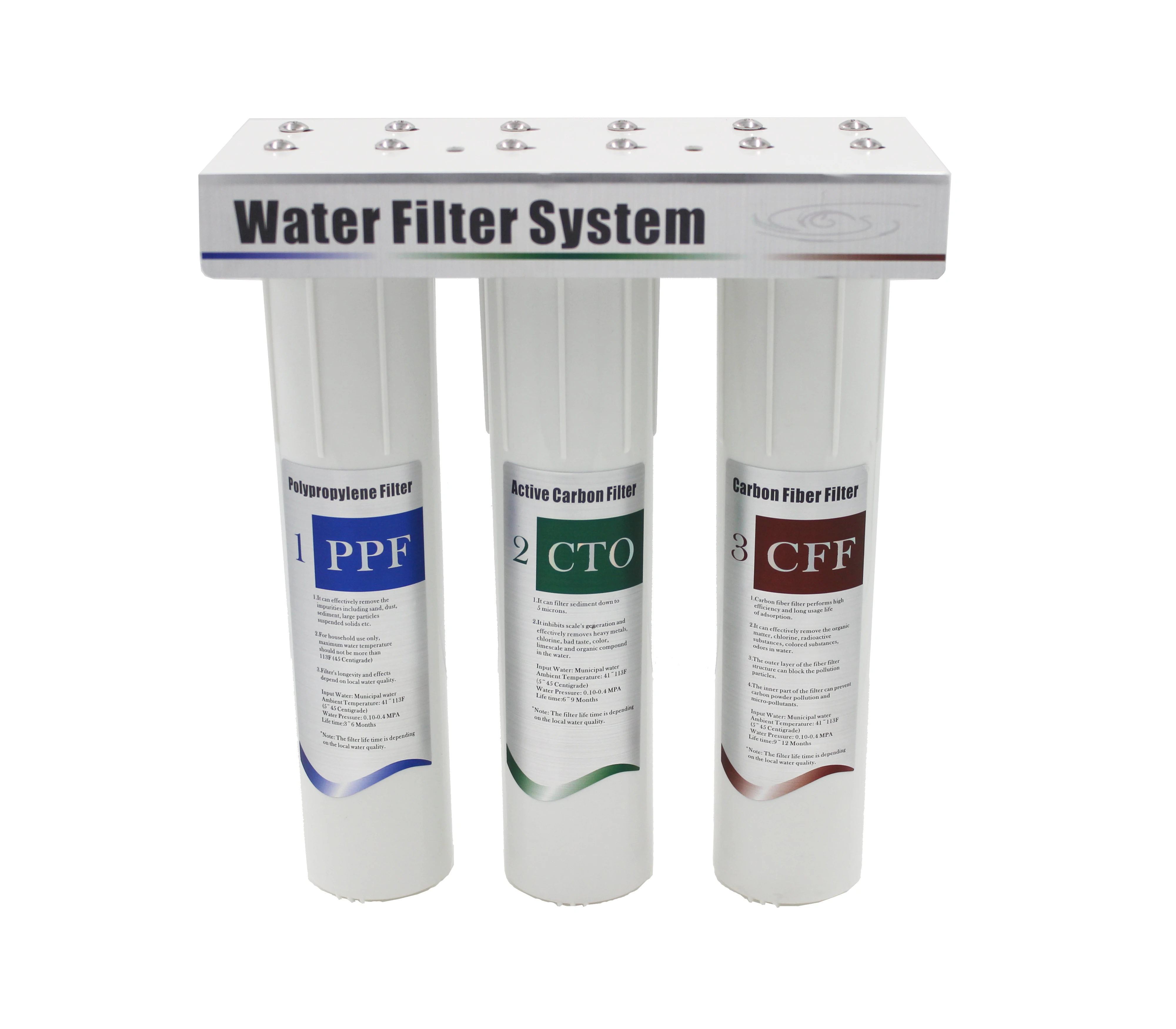 pre-filters for alkaline water ionizer