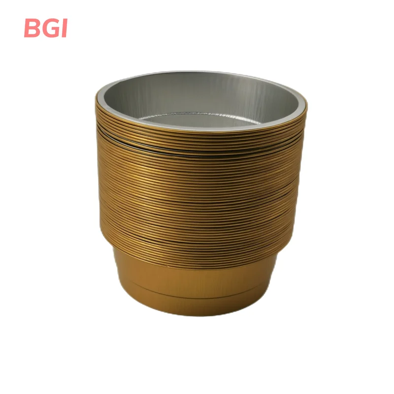 9 Inch Aluminio Descartables Round Aluminum Disposable Aluminium Foil Container Pie Plate Baking Pans With Lids