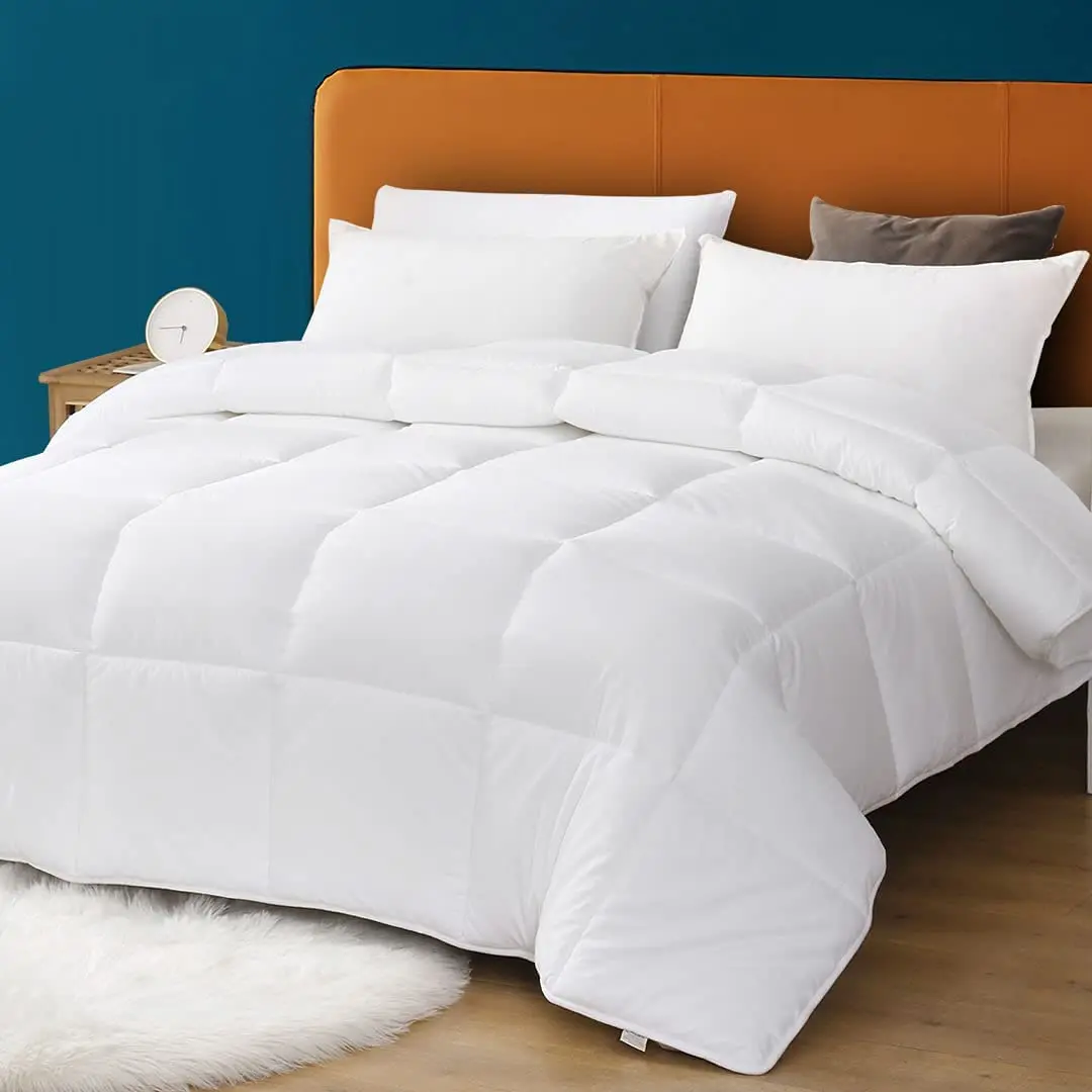 High Quality All Season King Size Microfiber White Bed Quilt Duvet Comforter With Cheap Price