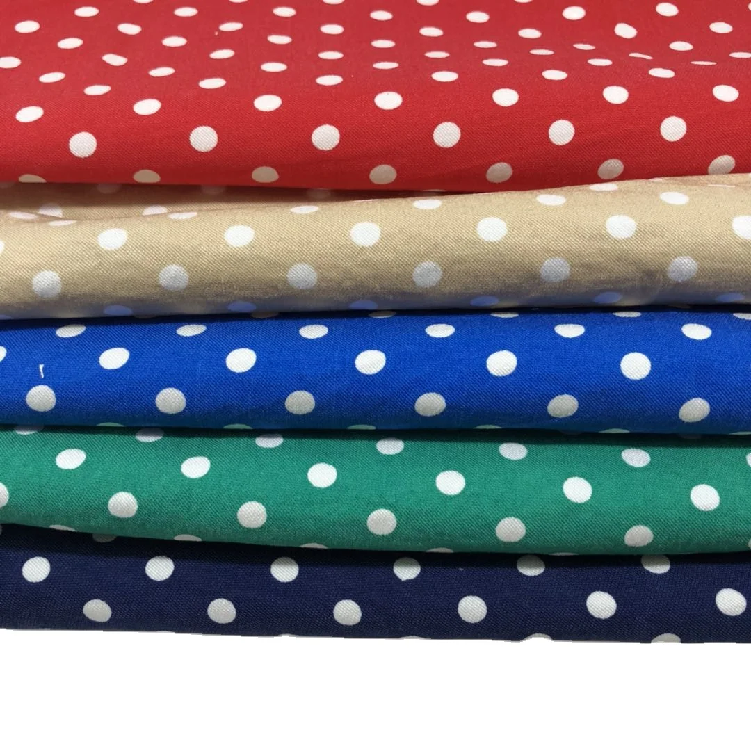 Индивидуальный дизайн, узор в горошек, платье из искусственного шёлка и нейлон ткань спандекс из микрофибры спандекс ткань для спортивной одежды