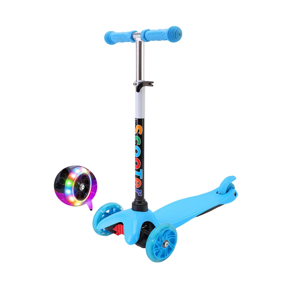 Cheap Price Scooter Kids Steel Portable Mini Kids Scooter Blue For Boy And Girl Use