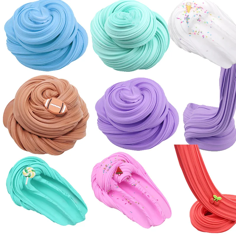 Custom Private Label Ice Cream Slime Kit False Water Fluffy Cloud Slime