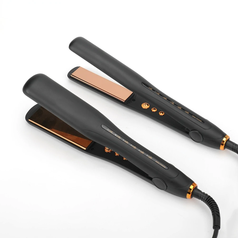 Wholesale Private Label Customize Professional Titanium Hair Straightener With LED Flat Irons