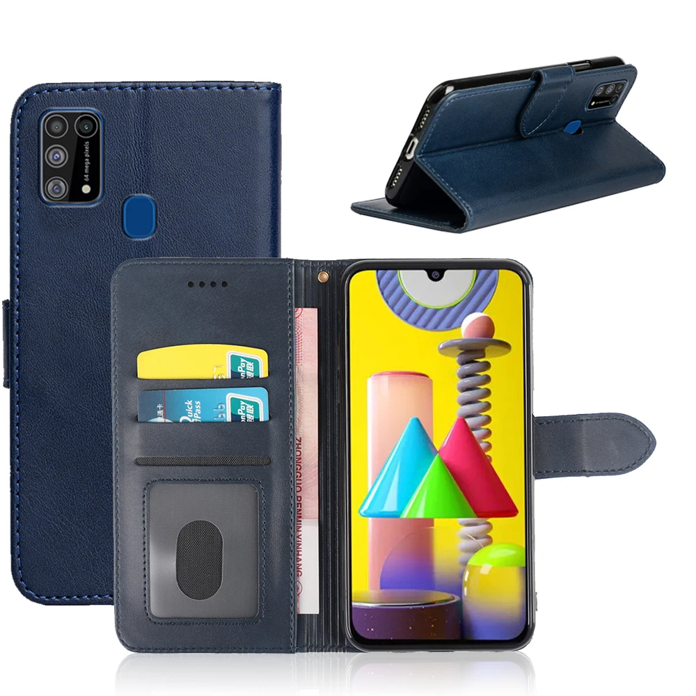  Кожаный чехол-бумажник MKS для Samsung Galaxy