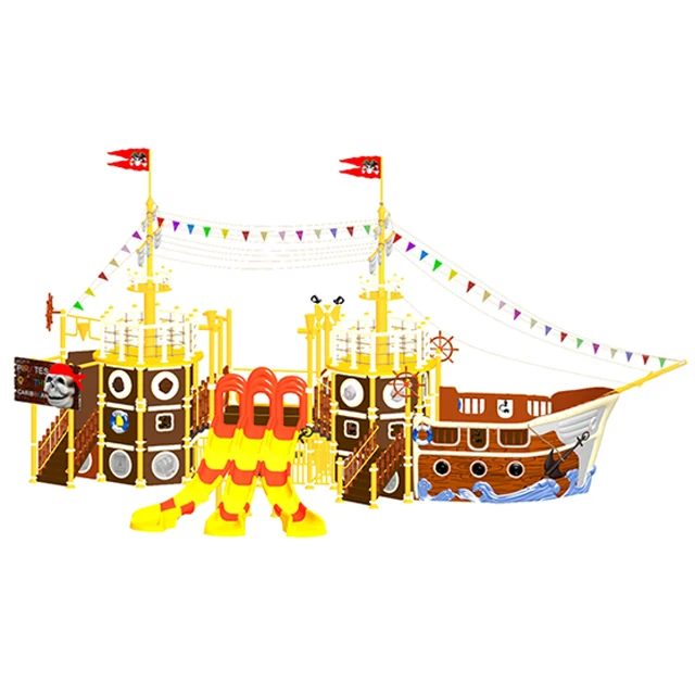 COWBOY pirate boat theme children playground equipment water park