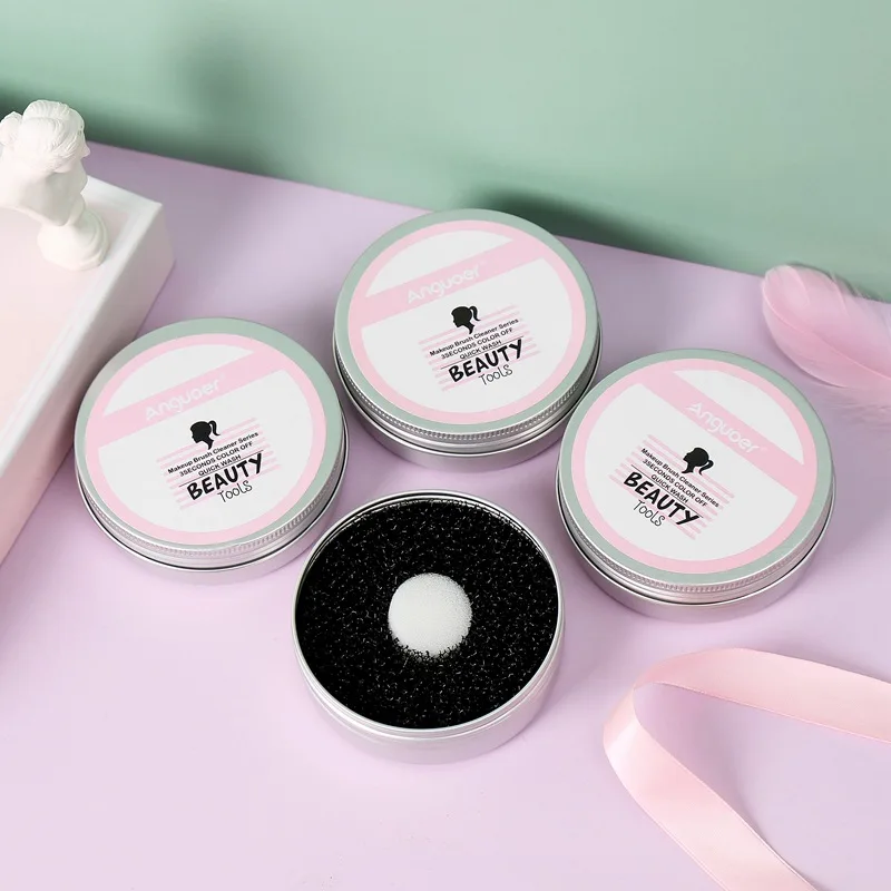 New Makeup Brush Cleaner Sponge Remover Color From Brush Eyeshadow Sponge Tool Cleaner Quick Color Off Make Up Brushes Cleaner