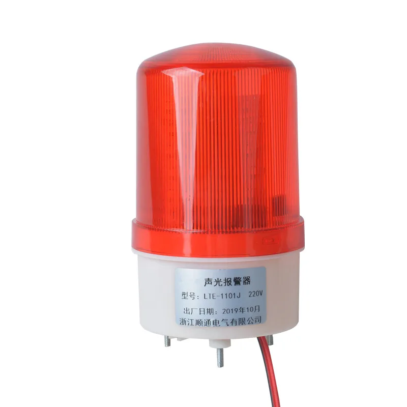 
LTE-1101 Warning Light 12v 24v Bolt Fixed Rotating Flash LED Alarm Light 
