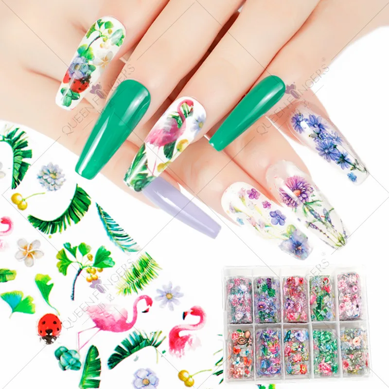 Multi styles stickers flowers nail art paper sticker nail buy nail art stickers