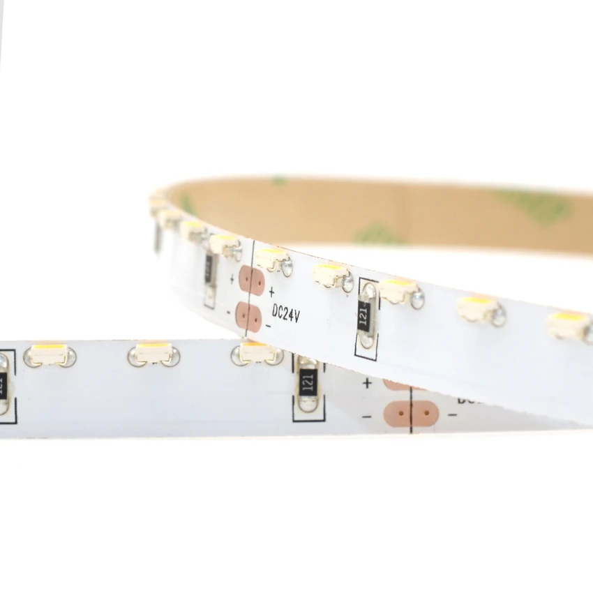 Side Emitting SMD 3014 Flexible LED Strip Light 120LEDs 8mm PCB Width 12V 24V LED Strip Light