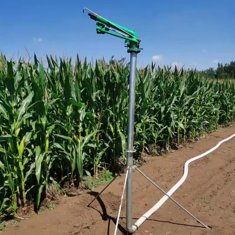 agricultural irrigation equipment long distance metal water spray gun 50m high efficient water saving rain gun sprinkler