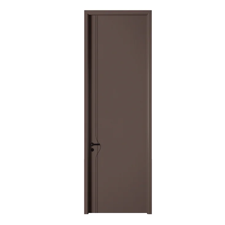 Factory Custom Kitchen Door Waterproof Pvc Profile Panel Entrance Doors For House