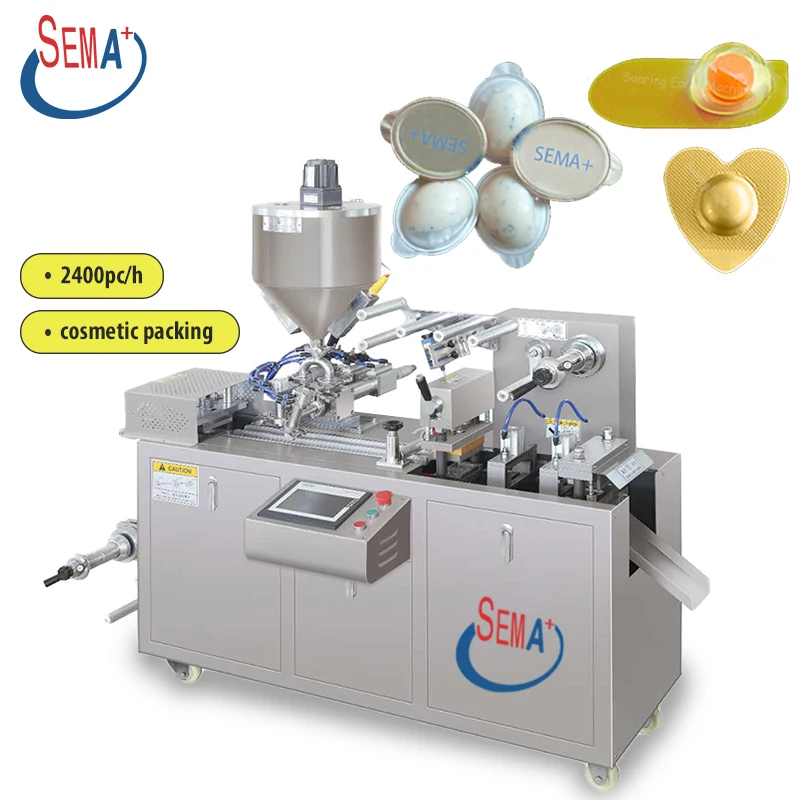 DPP-80 High Speed Automatic Small Blister Packing Machine Blister Cosmetic Packing Machine