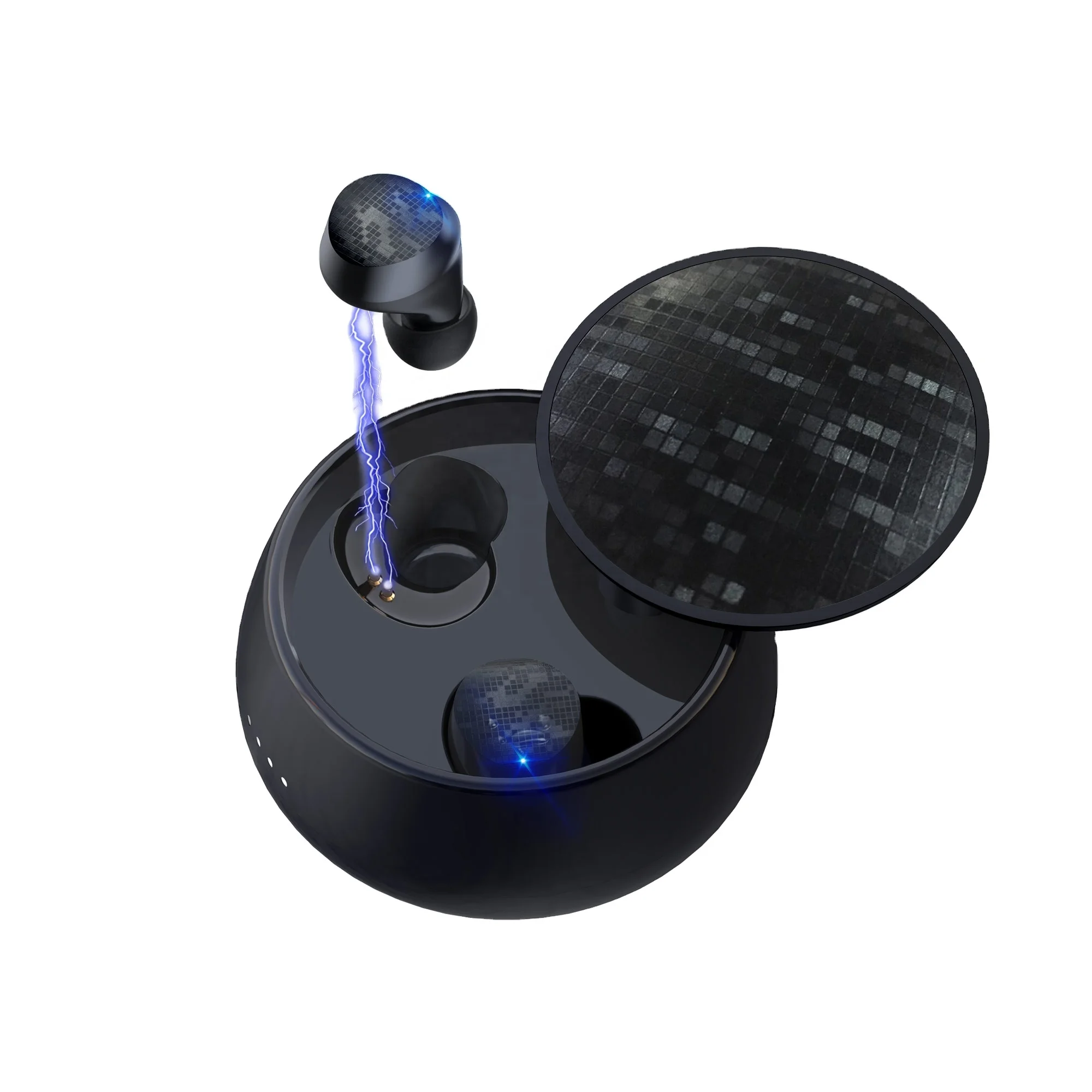 Wireless-Charger  earbuds headset, in-ear phones  true wireless Earuds In-earphone Talking Time 4-6hours and in-Ear Sport