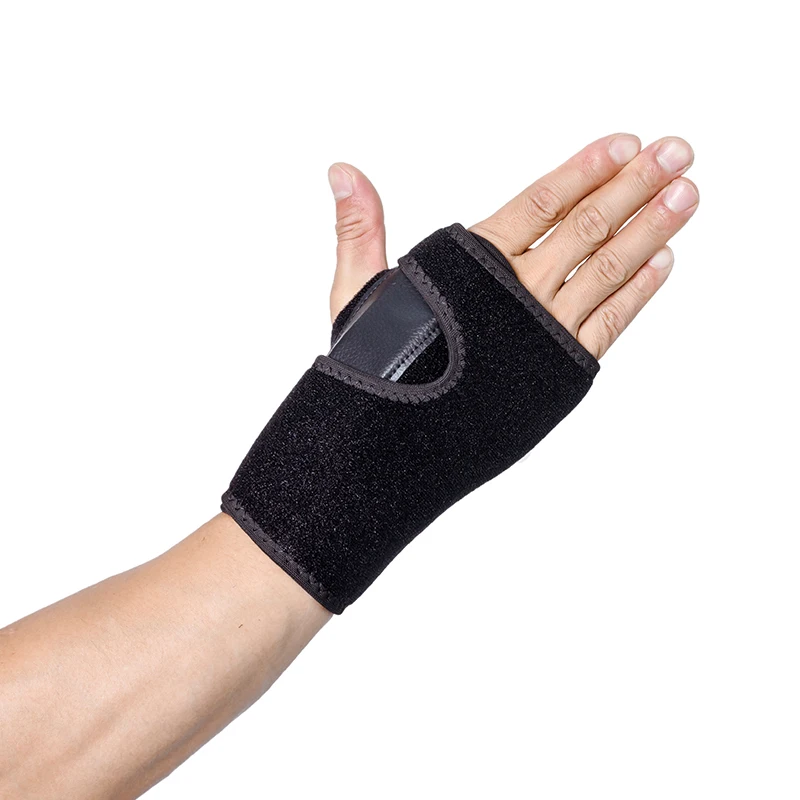 Compression Adjustable Breathable Wrist Support Guard Splint Steel Plate Sprain Brace Mouse Carpal Tunnel for Fitness Sports
