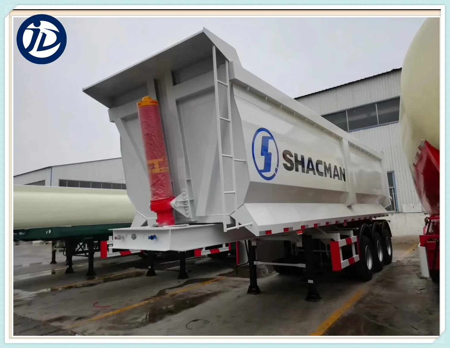 New  Customization 25 Tons 100 Tons Dump Tipper Trailer Tipping Truck Semi Trailer