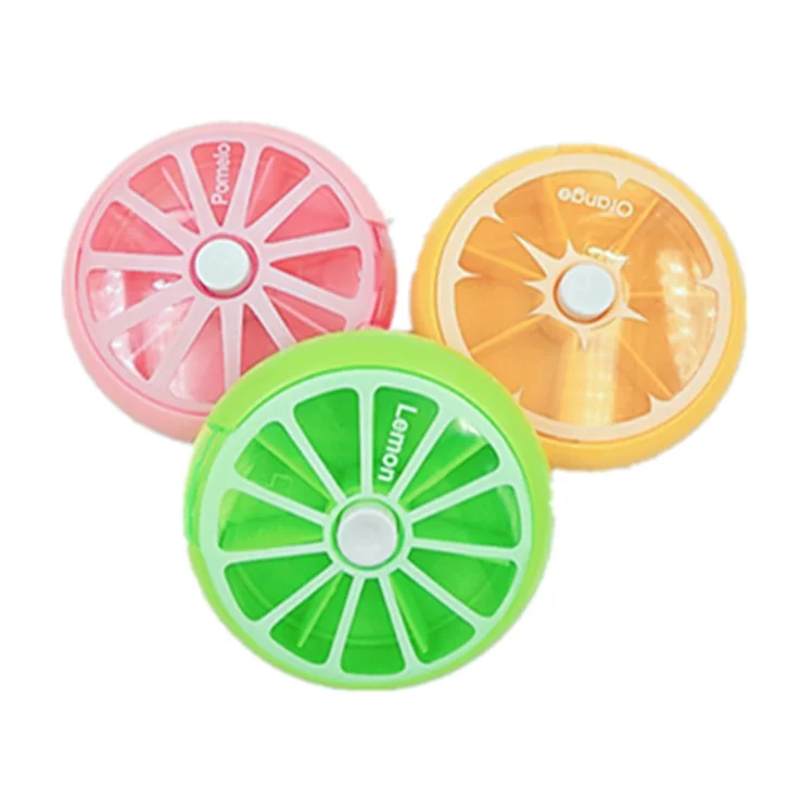 Factory sale 7 grid seven days pill storage cases plastic box portable travel kit for travel 7 compartments sealed Pill Box