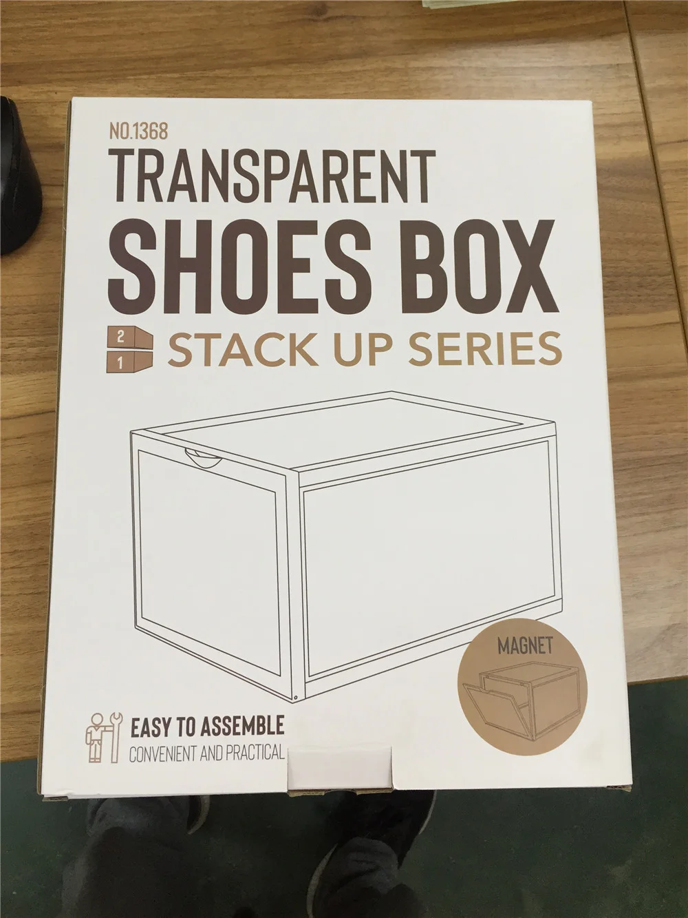 Wholesale Top Sale plastic shoe box shoes storage shelf stand cabinet