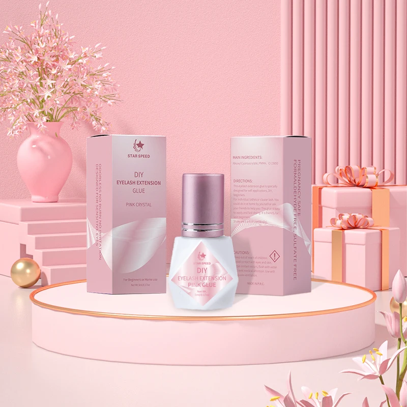 Custom Private Label Odorless Individual Lash Extension Glue Adhesive Eyelashes Glue Waterproof Eyelash Glue