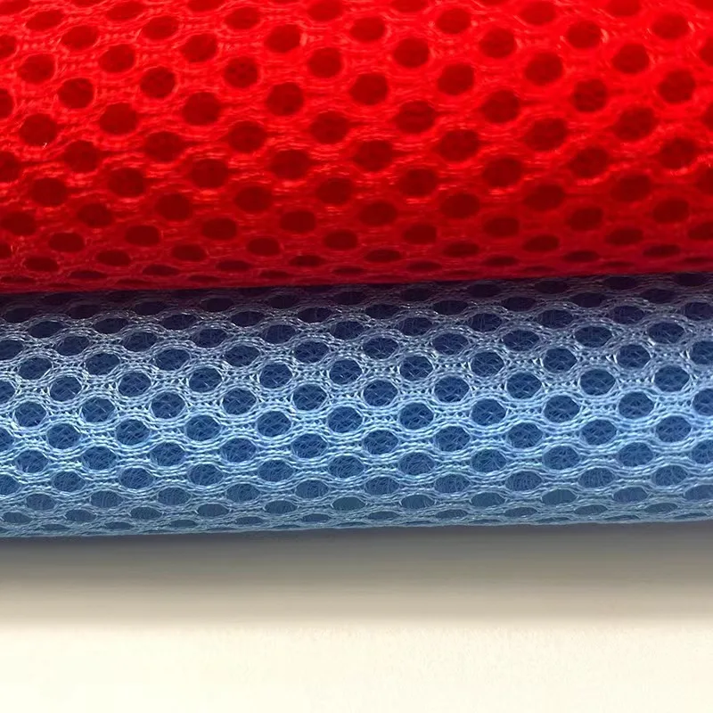 100% Polyester Backpack Jiangsu Plain Knitted Air Mesh Sandwich Mesh Fabric Product Shoe Lining 3D Fabric for Bike Seat 1 Meters