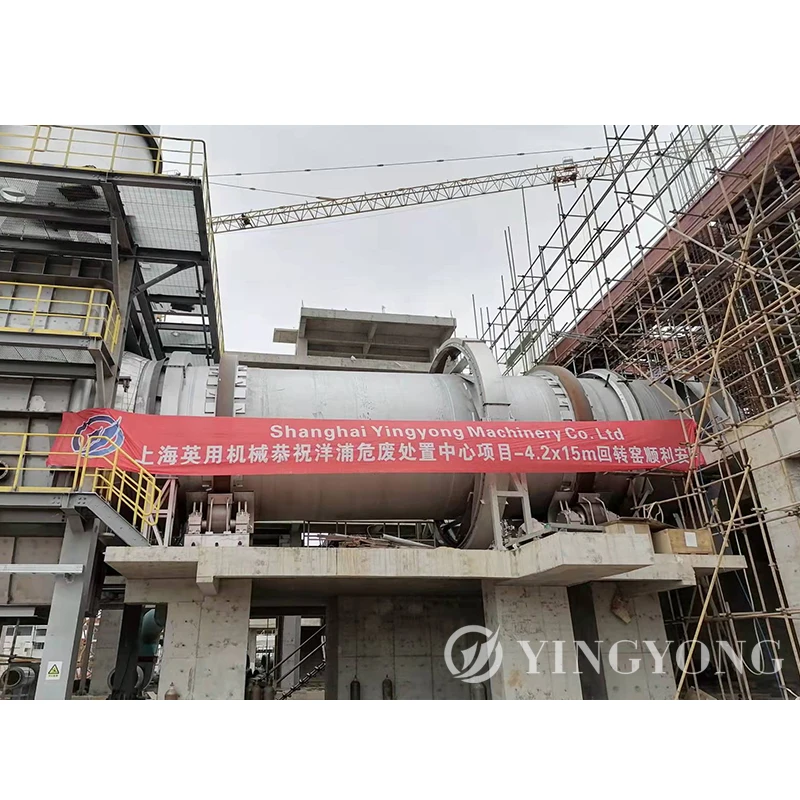 China Waste disposal rotary kiln incinerator for medical waste price for sale