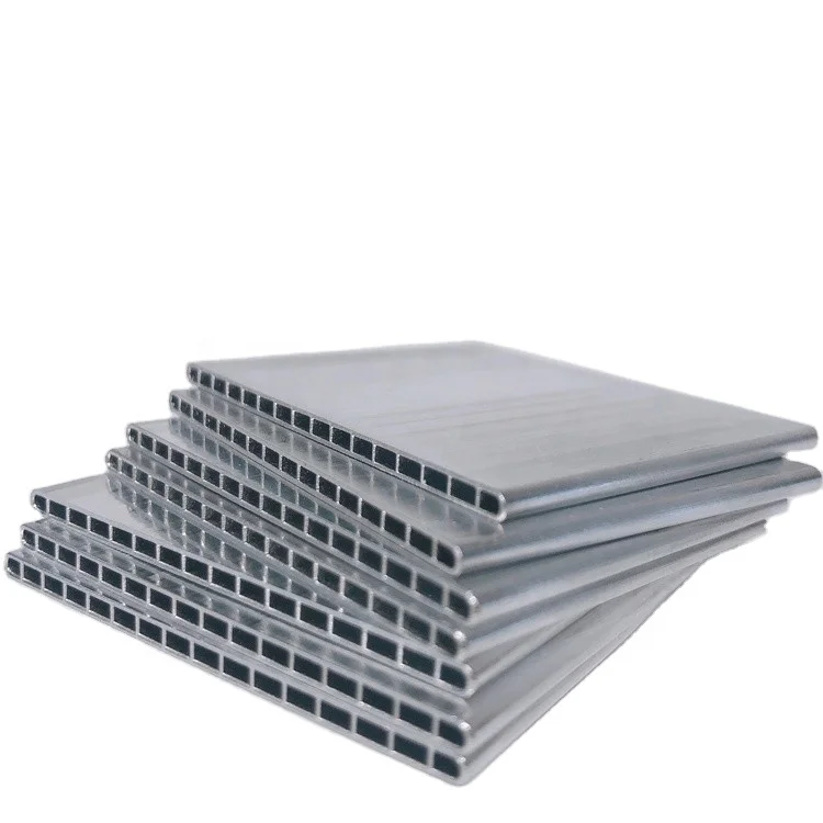 Manufacturers custom low price aluminum alloy flat aluminum tube micro channel radiator tube