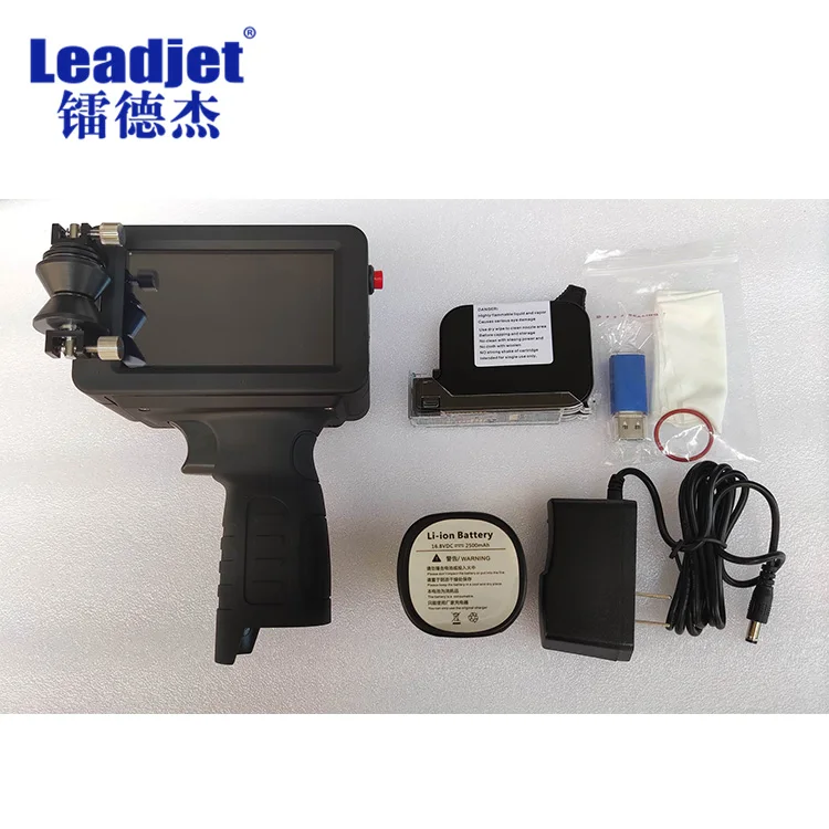 Lot Number Handheld printer barcode / Date Coding printer on PP PE PVC PS Pipe Tube Cable Easy Operation No special training