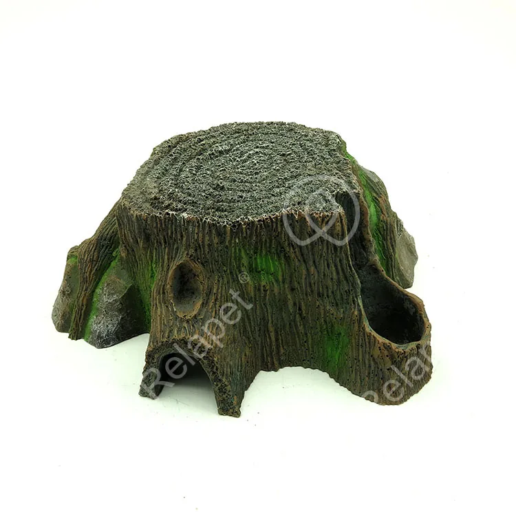 Reptile Accessories Wholesale Reptile Hideout cave Turtle Basking Platform Shelter for Lizard Bearded Dragons