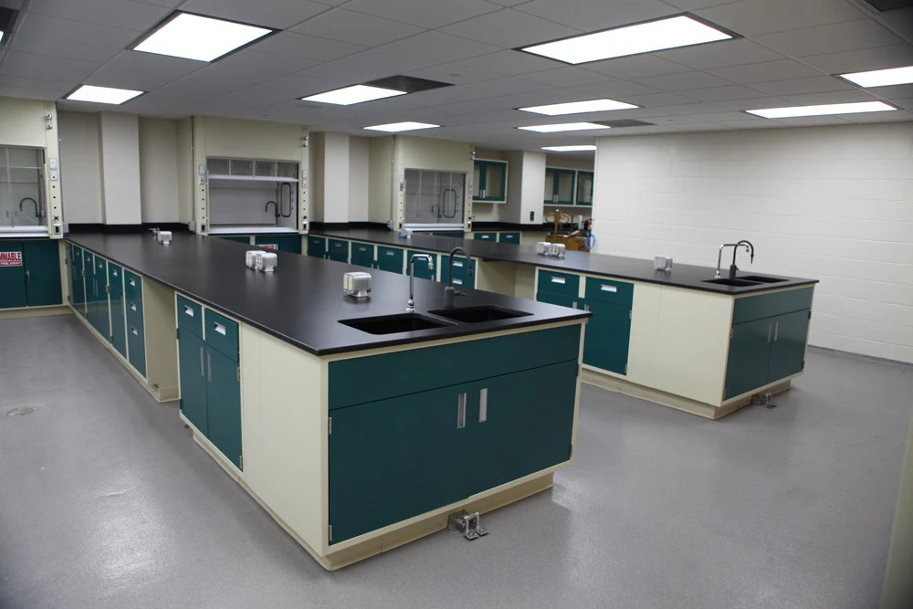 LAB028 Lab Tables with Chemical Resistance Counter Top Custom High Quality Furniture for Laboratory