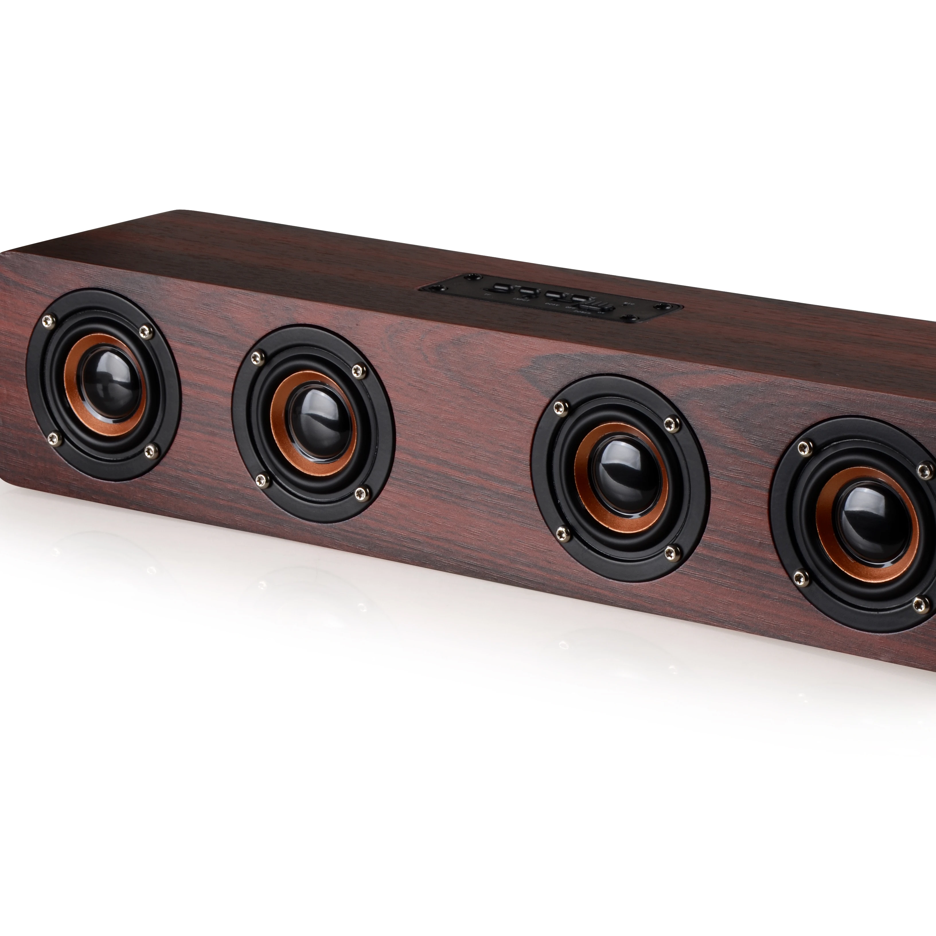 Manufacturer Supplies Christmas Hi Fi bluetooth Wireless Wooden Speaker Music Box Speaker Bluetooth Speaker