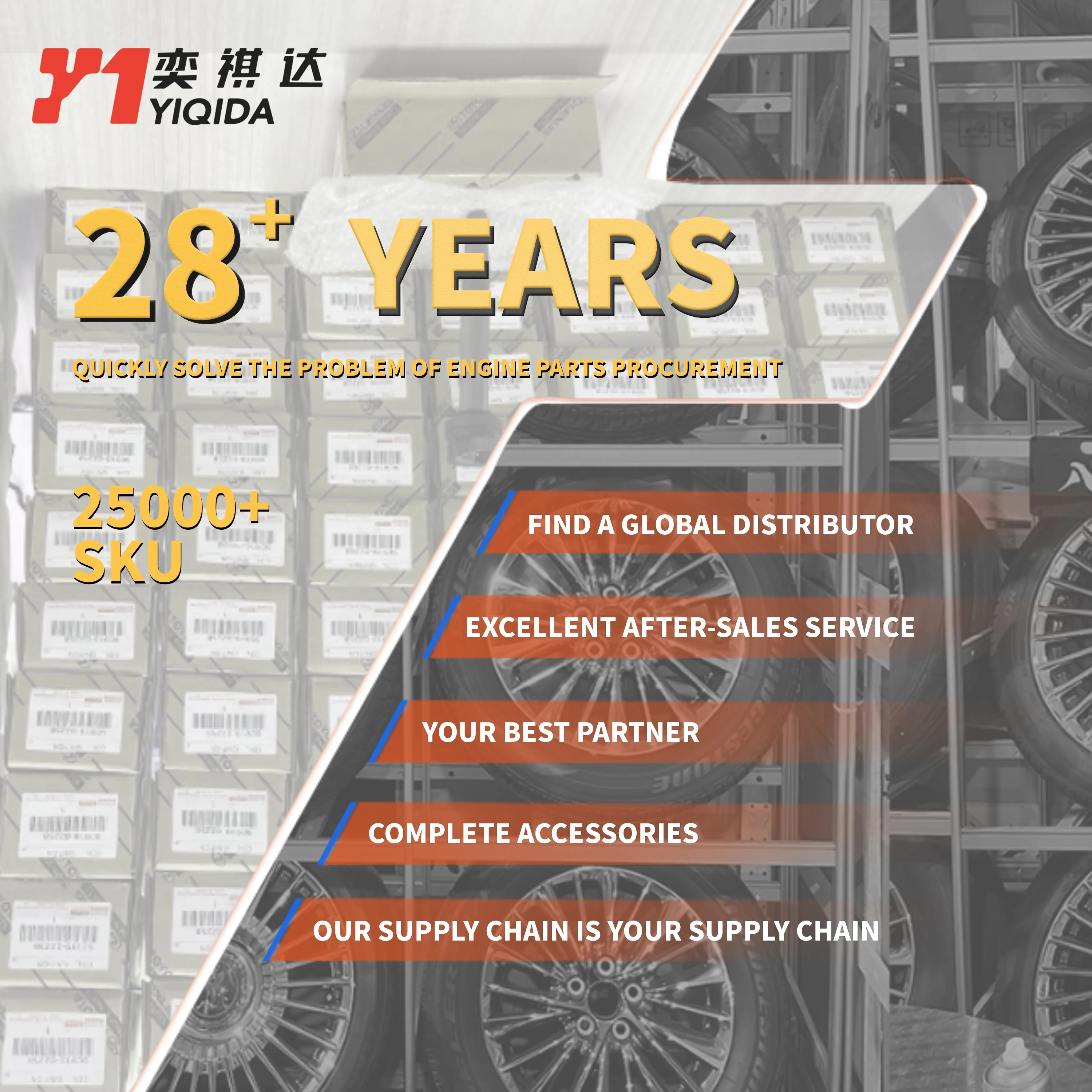 YIQIDA European Car Engine Transmission Suspension Brake Electrical Steering Cooling Parts For Jaguar F- PACE E-PACE I-PACE XE