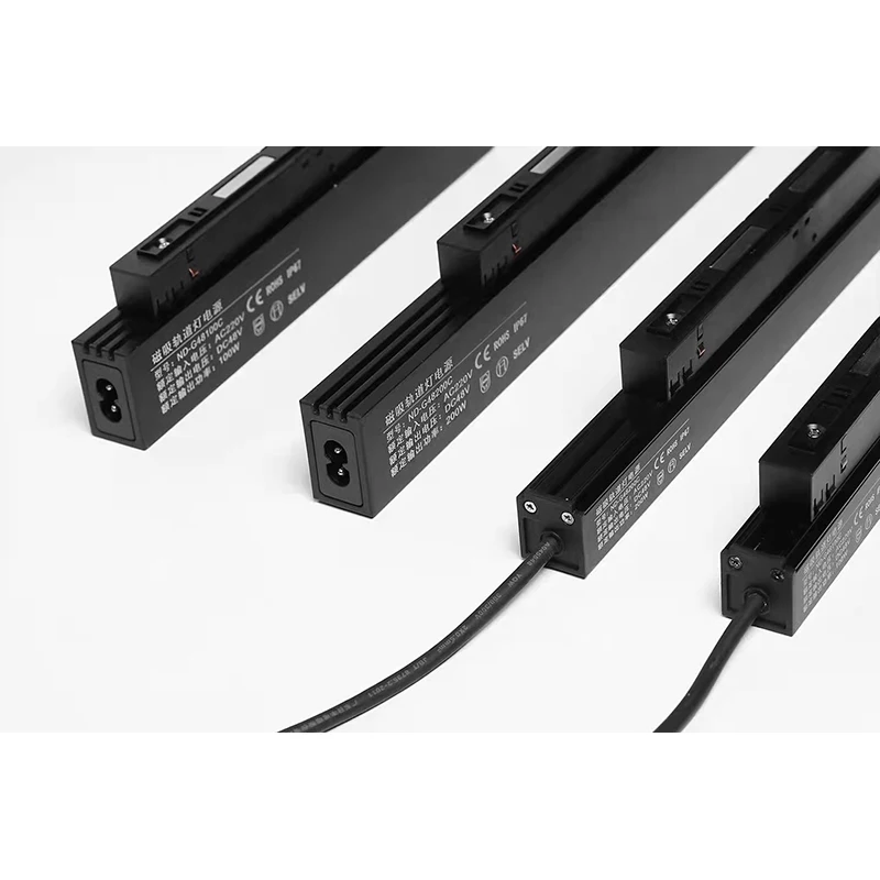 Magnetic Track Light led driver  100W 200W 20 15 Models lamp Power Supply rail liner Led  Transformer