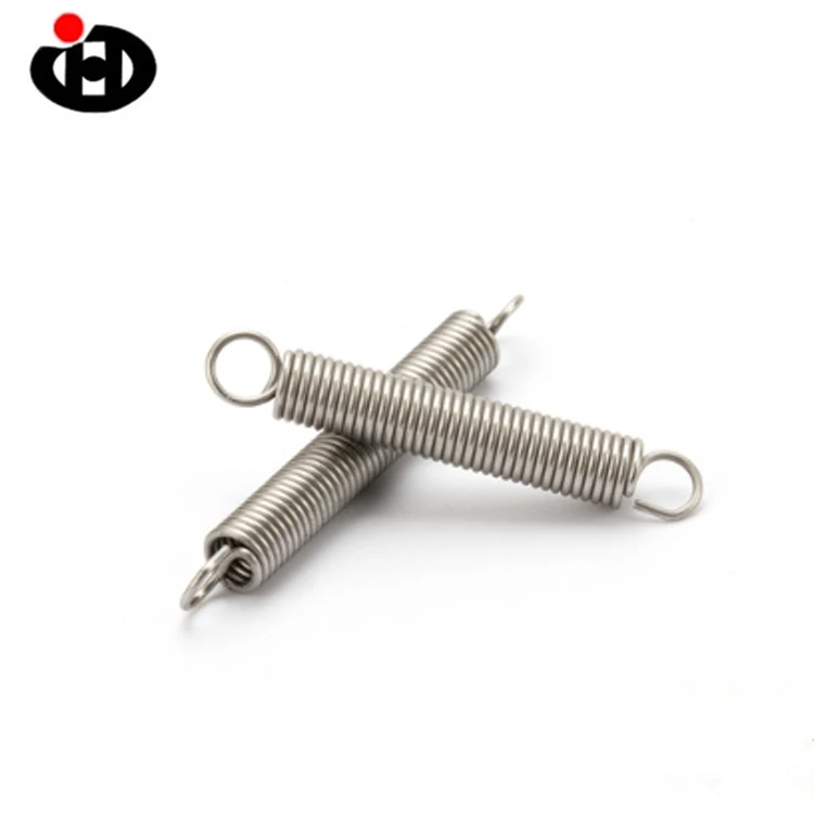 JINGHONG High Quality Stainless Steel Double Hook Small Tension Spring Stretches Strong Tension
