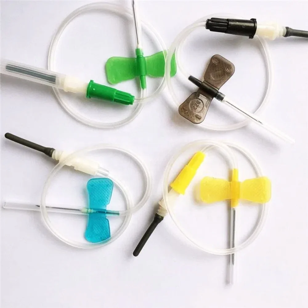 Medical safety vacutainer blood collection butterfly needle manufacturer