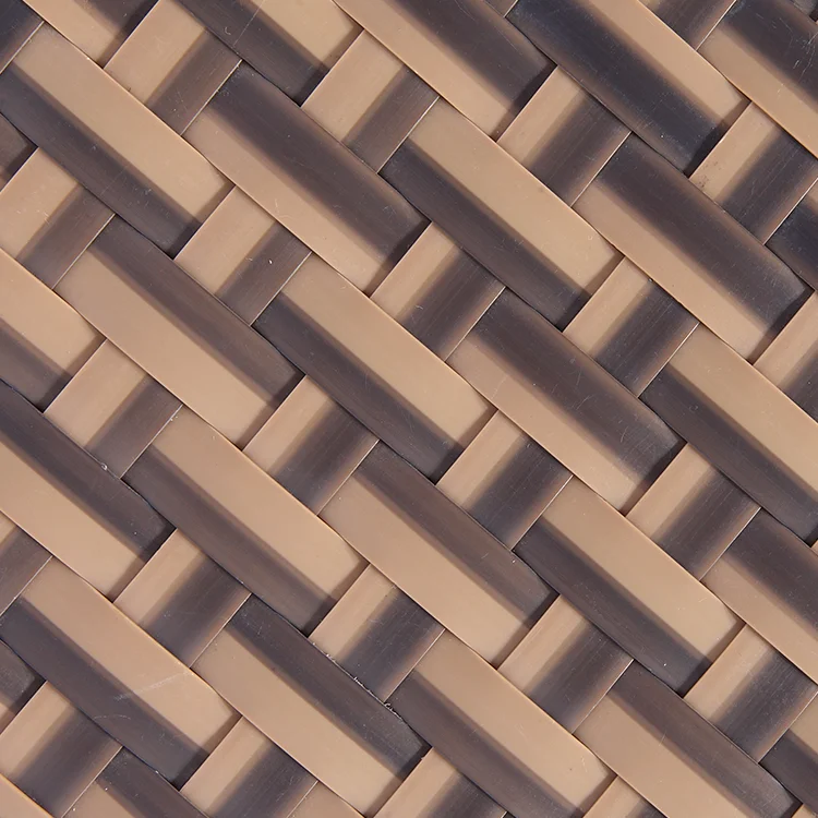 Garden Patio Furniture Outdoor Woven Synthetic Plastic Artificial Rattan Wicker Strips Pe Rattan Material