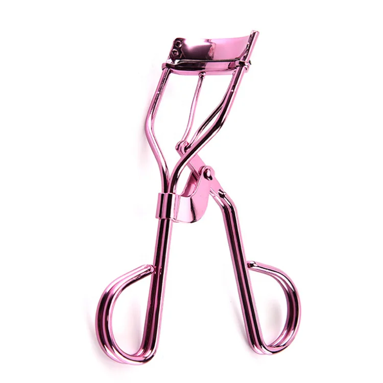 Бигуди для ресниц из нержавеющей стали, розовый цвет