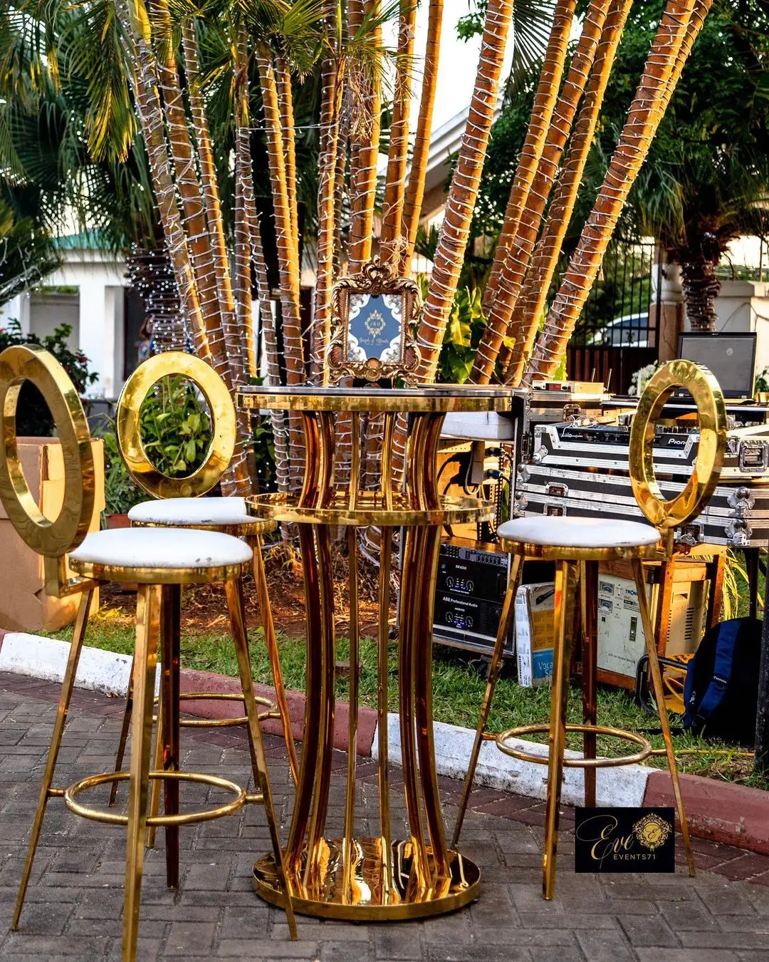 Top Quality Outdoor Wedding Banquet Party Square Shape High Cocktail Tables