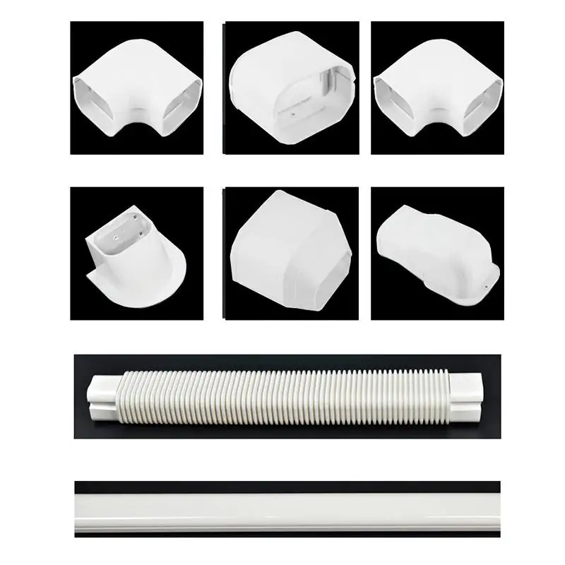 High quality air conditioner parts plastic wall cover duct