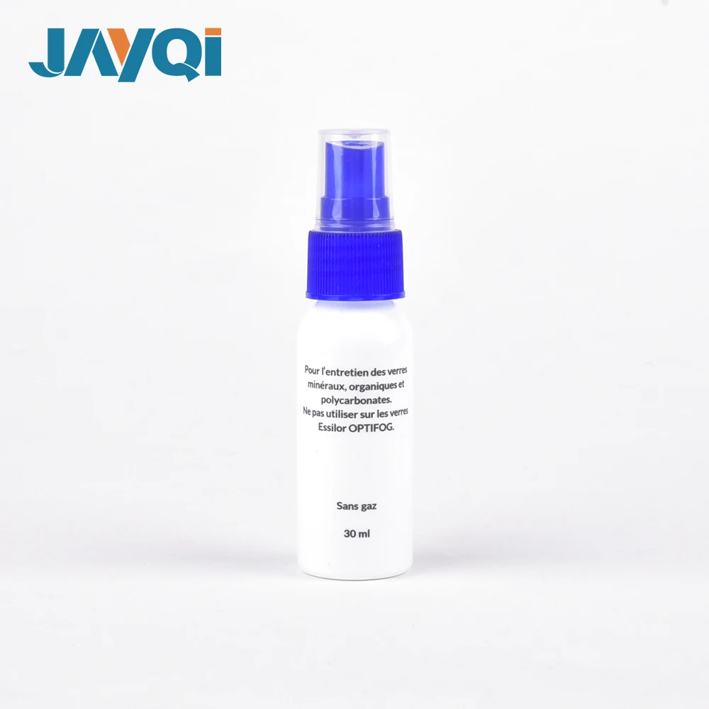 JAYQI Anti-Fog Contact Lens Cleaner China Wholesale 30Ml Spray In Display Lens Cleaner