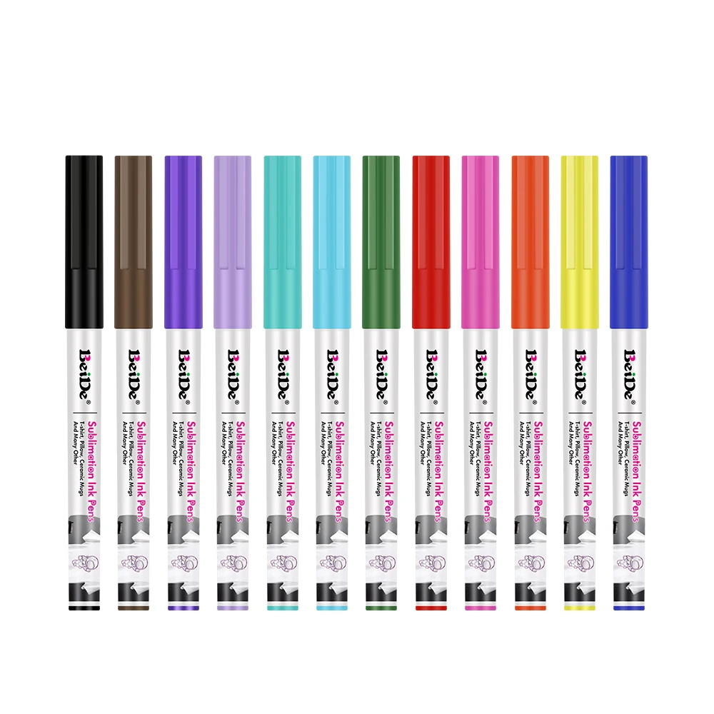 Wholesale Heat Thermal Transfer Textile Marker Non-Toxic Sublimation Ink Fabric Markers for Clothes