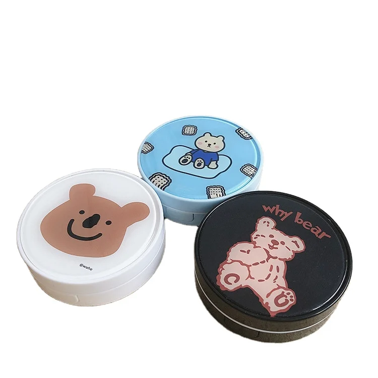 Personalized Contact Lens Case Cosmetic with Mirror Travel Kit Mini Glasses Case Custom Wholesale Contact Lens Case