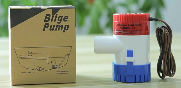 Newmao 12 вольт non автоматические Трюмные насос 1100 gph выход 29 мм Морской лодки RV промышленных погружной насос