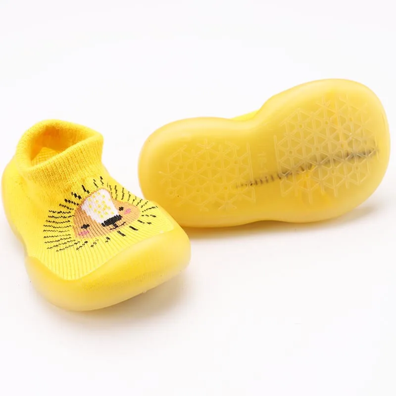 Many available designs baby cartoon shoes socks toddler rubber socks shoes for babies