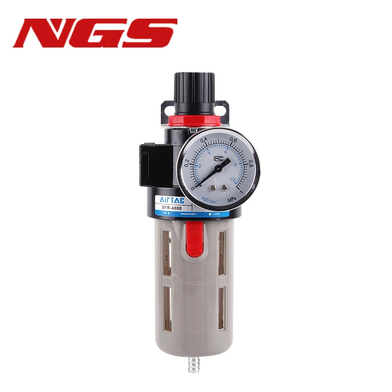 AFR/BFR Pneumatic Source Treatment Unit AFR2000 BFR3000 BFR4000 Air Filter Pressure Regulator Oil Water Separator 0.1mpa to 1mpa